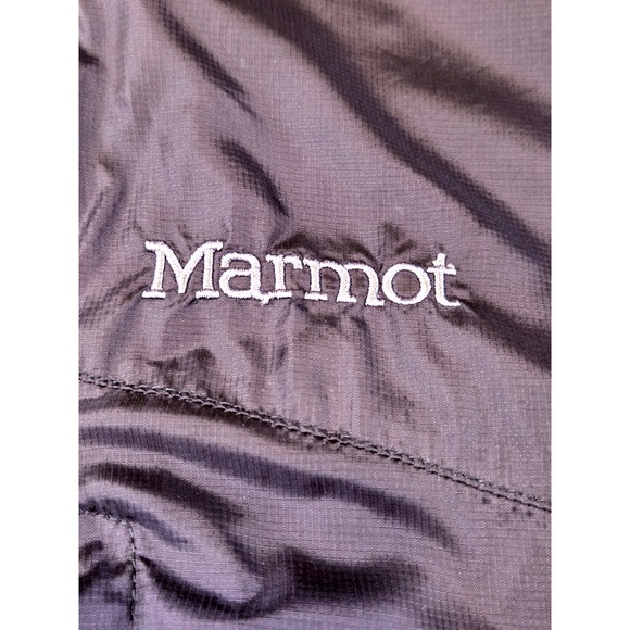 Marmot Black Windbreaker Women's L Packable Lined Jacket Cycling Hiking Outdoors - Picture 4 of 8